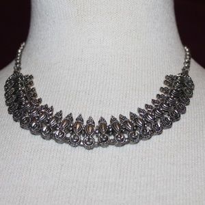 Silver statement necklace  India